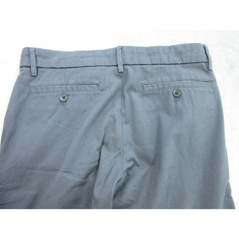 Banana Republic Pants Men Size 30 x34 (Actual 29 x 32) Chino Gray Flat Front